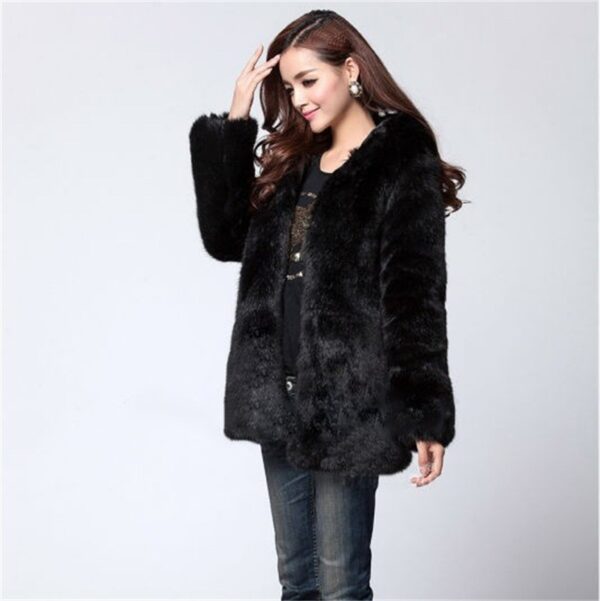 1536182938400.jpg Faux fox fur coat coat warm coat